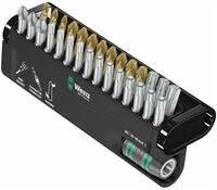 Wera Bit-Set Bitsortiment PH/PZD/TX, Set, 30-teilig, Rapidaptor-Halter, inkl.