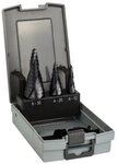 Bosch Professional Bohrer- und Bit-Set HSS-AlTiN Stufenbohrer Set 4 - 12 / 4 - 20 / 6
