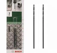BOSCH Metallbohrer Bosch Metallbohrer HSS-R rollgewalzt (2 St&uuml;ck, &Oslash; 2 mm)