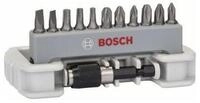 BOSCH Bit-Set Schrauberbit-Set Extra-Hart, 11-teilig, PH, PZ, T, S, 25 mm...