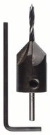 Bosch Professional Holzbohrer Bosch Holzspiralbohrer mit 90&deg;-Senker 3 mm 16 mm...