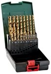 metabo Bohrersatz, HSS-TiN-Bohrerkassette 19-teilig