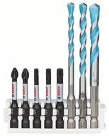 BOSCH Bit-Schraubendreher Impact Control Schrauberbitpack, 8-teilig, gemischt