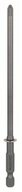 BOSCH Kreuzschlitz-Bit Bosch 1x Schrauberbit Extra-Hart, PZ 2, 145 mm -...
