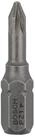 BOSCH Kreuzschlitz-Bit Bosch 3x Schrauberbit Extra-Hart, PZ 1, 25 mm -...