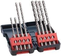 BOSCH Universalbohrer Ecoline, (8 Teile), Hammerbohrerset SDS plus-3, Tough...