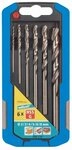 Wolfcraft Metallbohrer Wolfcraft Metallbohrer-Set HSS geschliffen &Oslash; 2 - 8