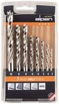 Alpen Holzbohrer Alpen 600093100 Holz-Spiralbohrer-Set 8teilig 3 mm, 4 mm, 5 mm, 6 mm