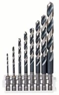 BOSCH Spiralbohrer HSS Spiralbohrer-Set Impact Control mit Sechskantschaft...