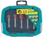 Wolfcraft Oberfr&auml;senvorsatz Wolfcraft HM-Nutfr&auml;ser-Set 5-teilig in Box
