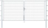 Alberts Zaundoppelt&uuml;r Flexo, 300 cm Breite (150cm + 150cm), in versch. H&ouml;hen