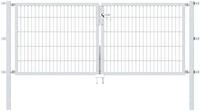 Alberts Zaundoppelt&uuml;r Flexo, 250 cm Breite, in versch. H&ouml;hen