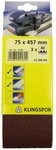 Klingspor Schleifpapier, Schleifband 75 x 457 / K120