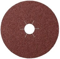 Klingspor Schleifscheibe Klingspor 10977 Fiberscheibe Durchmesser 115 mm K&ouml;rnung