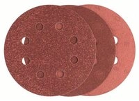 BOSCH Schleifpapier Schleifblatt-Set f&uuml;r Exzenterschleifer, 25-teilig, 8...
