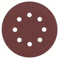 BOSCH Schleifpapier Schleifblatt-Set f&uuml;r Exzenterschleifer, 25-teilig, 8...