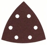 BOSCH Schleifpapier Schleifblatt-Set f&uuml;r Deltaschleifer, 93 mm, 60, 6 L&ouml;cher