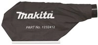 Makita Maschinen-F&uuml;hrungsschiene Staubsack kpl 123241-2