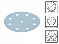 FESTOOL Schleifscheibe STF D125/8 Schleifscheiben 125 mm Granat P80 GR / 50...