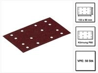FESTOOL Schleifpapier STF 80x133 RU2/50 Schleifstreifen Rubin 2 P60 80 x 133 mm...