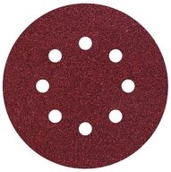 Wolfcraft Schleifpapier Haft-Schleifscheiben 2070100, mit Klett, gelocht