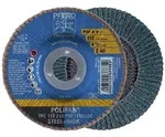 Pferd Schleifscheibe, F&auml;cherschleifscheibe Z 60PSF gerade K60 &Oslash; 11.5 cm