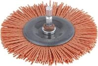 Wolfcraft Schleifaufsatz Wolfcraft Schleifb&uuml;rste &Oslash; 100 mm Nylon Schaft &Oslash; 6
