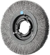 Pferd Schleifaufsatz Rundb&uuml;rste breit ungezopft RBU &Oslash; 200 x 25 mm