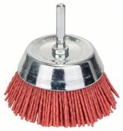 BOSCH Schleifaufsatz Topfb&uuml;rste, Nylonborste mit Korund, 75 mm, 1 mm 2608622051