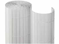 Noor Sichtschutzmatte PVC 90 x 300 cm silber