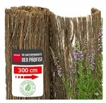NOOR Sichtschutzzaunmatten Heidematte HAWAII - extra dicht aus Heidekraut,