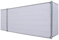NOOR Schutzplane Bauzaun-Plane PROFI - 140 g/m&sup2; - 176x341 cm - blickdicht - mit