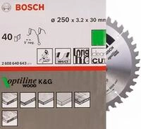Bosch Professional Kreiss&auml;geblatt Bosch Pro Kreiss&auml;geblatt, 250 x 3,2 x 30...