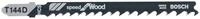 BOSCH Stichs&auml;geblatt (25 St&uuml;ck), T 144 D Speed for Wood - 25er Pack
