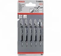 BOSCH Stichs&auml;geblatt Bosch Stichs&auml;geblatt T119BO Basic for Wood 5er Pack