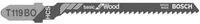 BOSCH Stichs&auml;geblatt Bosch 3x Stichs&auml;geblatt T 119 BO Basic for Wood -...