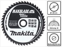 Makita Kreiss&auml;geblatt MAKBLADE PLUS Kreiss&auml;geblatt f&uuml;r Holz 260 x 30 x 2,8 mm 48