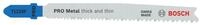 BOSCH Stichs&auml;geblatt Pro Metal thick and thin (100 St&uuml;ck), Metal thick and thin