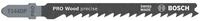 BOSCH Stichs&auml;geblatt Pro Wood precise (25 St&uuml;ck), Wood precise T144DP, 100 mm...