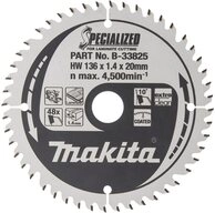 Makita Kreiss&auml;geblatt, SPECIALIZED S&auml;geblatt 136 x 20 x 48Z