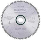 metabo Kreiss&auml;geblatt, "multi cut - professional", 254 x 30 mm, Z&auml;hnezahl 80,...