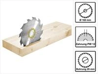 FESTOOL Kreiss&auml;geblatt Panther Kreiss&auml;geblatt PW12 Holz 160 x 1,8 x 20 mm 160 mm 12