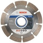 BOSCH Trennscheibe, &Oslash; 115 mm, (10 St&uuml;ck), Standard for Stone Diamanttrennscheibe -