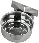 Nobby Futternapf Edelstahlnapf mit Befestigung Platte 850 ml | &Oslash; 15 cm