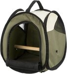 TRIXIE Tiertransportbox Transporttasche - beige/olivgr&uuml;n - 27 &times; 32 &times; 27 cm