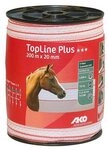 Kerbl Weidenzaun Kerbl Band TopLine Plus, 200 m, 20 mm, wei&szlig;/rot