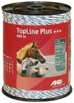 AKO-Agrartechnik Weidenzaun Kerbl Litze TopLine Plus, 400m, wei&szlig;/blau, 6x0,3mm,
