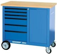 Gedore Werkbank 1504 0321 Rollwerkbank mit 6 Schubladen