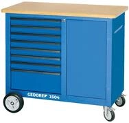 Gedore Werkbank 1504 0701 Rollwerkbank mit 8 Schubladen