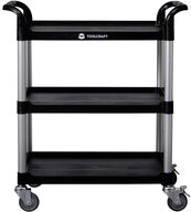 TOOLCRAFT Werkstattwagen Mehrzweckwagen 88 70 91, Etagenma&szlig;e 760 x 500 x 63 mm, 4